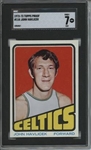 1972 Topps #110 John Havlicek 9 card progressive proof.